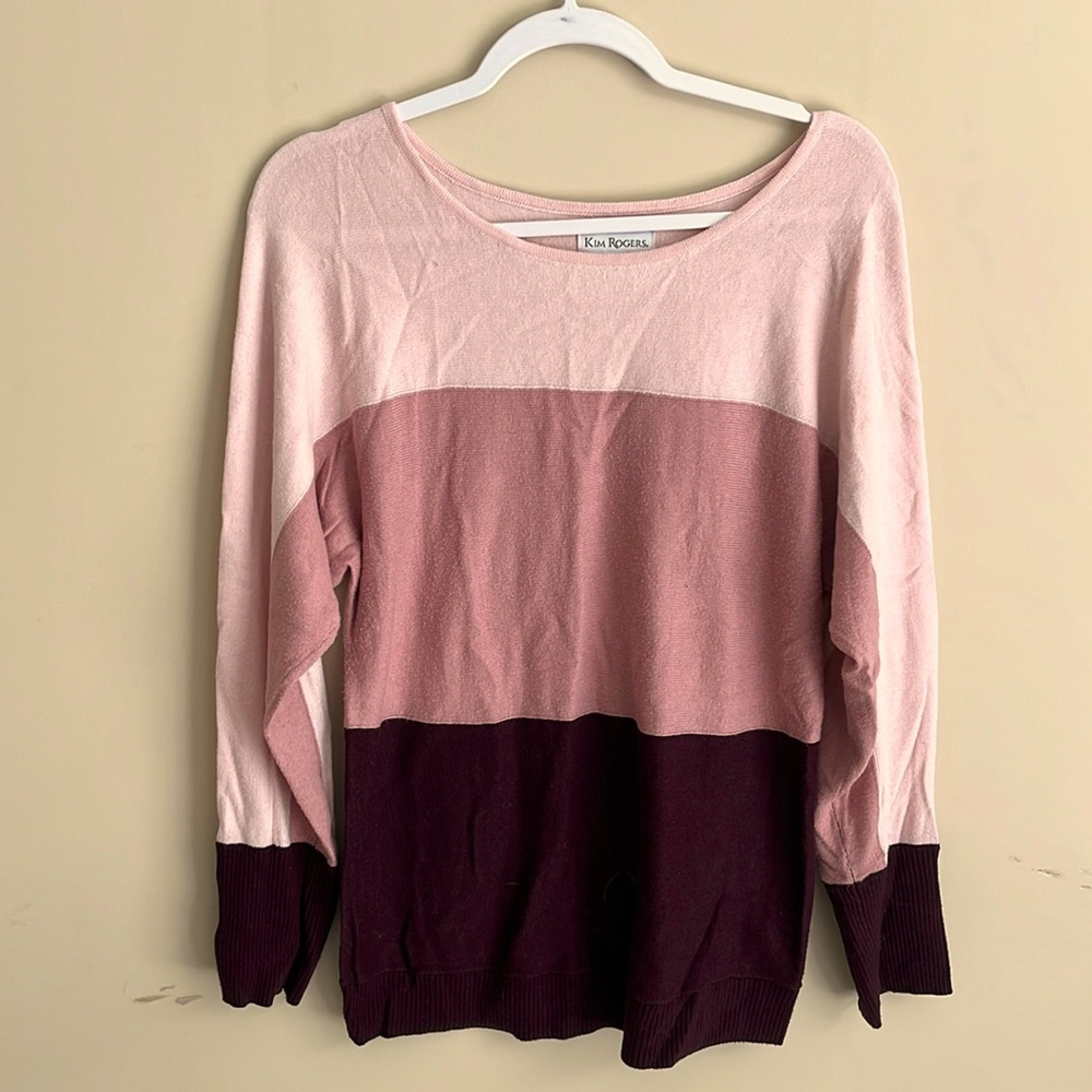 Tri-colored sweater